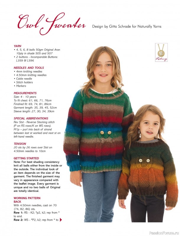 Вязаные модели спицами в журнале «Australian Knitting Vol.18 №2 2026»