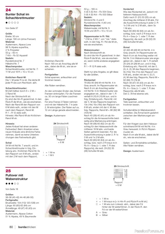 Вязаные модели в журнале «Burda Stricken №5 2023»