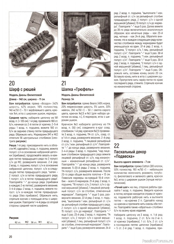 Вязаные модели в журнале «Вяжем Крючком №3 2026»