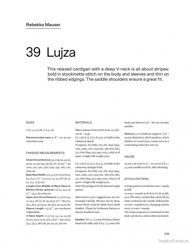 Вязаные проекты в книге &laquo;52 weeks of Sweater&raquo;. Часть 3