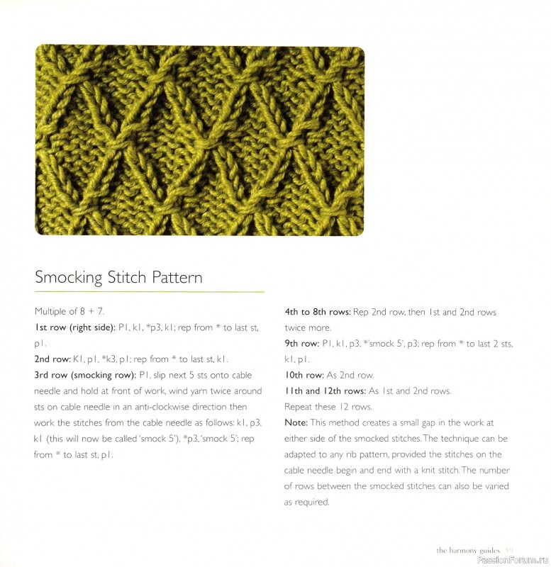 Вязаные проекты в книге &laquo;Cables & Aran Stitches-250 to Knit&raquo;
