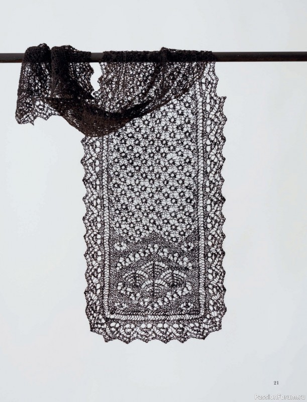 Вязаные проекты в книге &laquo;Шетландское кружево&raquo;.