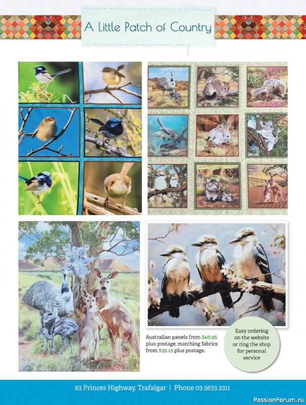 Коллекция проектов для рукодельниц в журнале &laquo;Australian Homespun - February-March 2026&raquo;