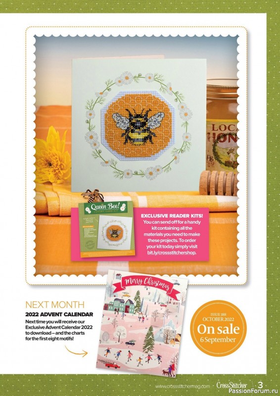 Коллекция вышивки в журнале «CrossStitcher №387 2022»