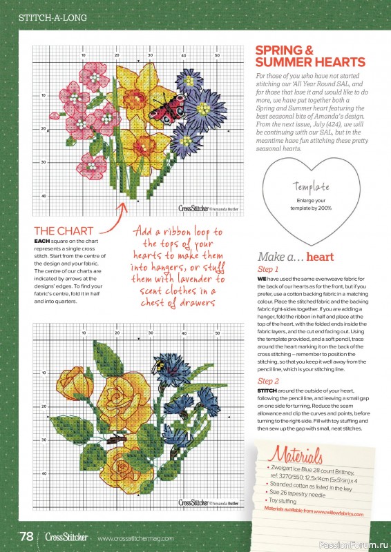Коллекция вышивки в журнале «CrossStitcher №423 2025»