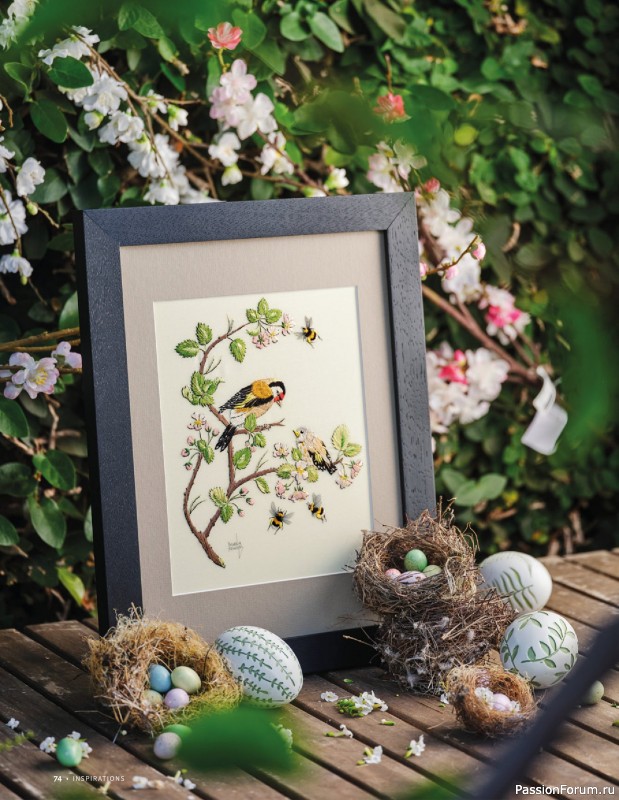 Коллекция вышивки в журнале &laquo;Inspirations №129 2026&raquo;