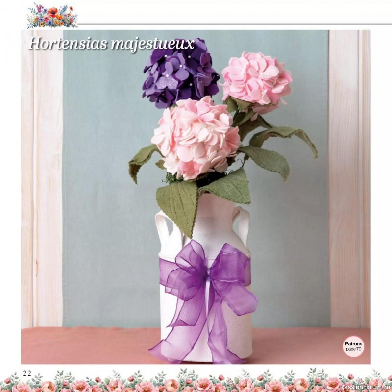 Вязаные проекты в журнале &laquo;Creer avec Hors-Serie - Mars/Avril/Mai 2026&raquo;