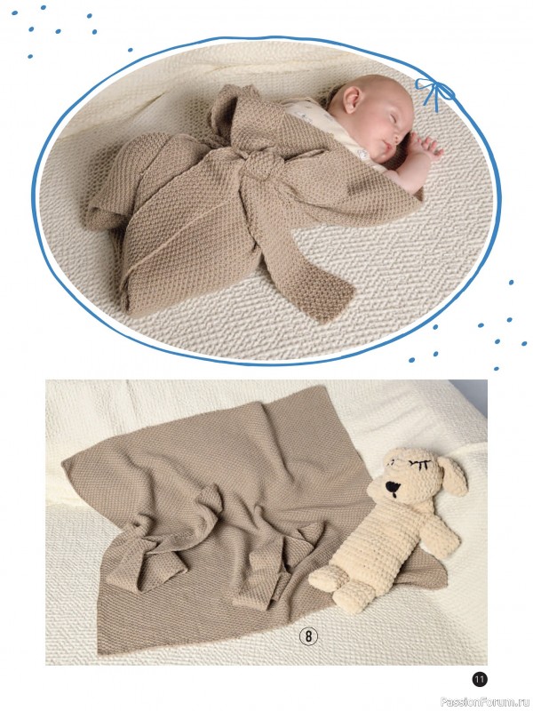 Вязаные модели для детей в журнале «Baby Maschenmode №67 2025»