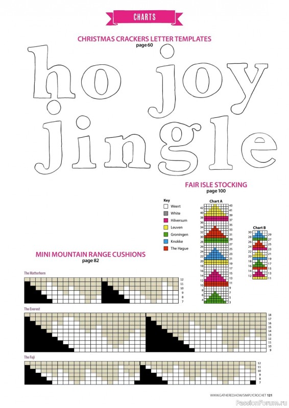 Вязаные проекты крючком в журнале «Your Crochet Christmas - 2023»