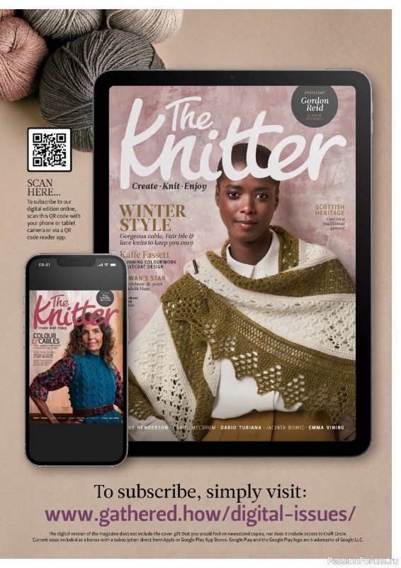 Вязаные проекты спицами в журнале «The Knitter №186 2023»