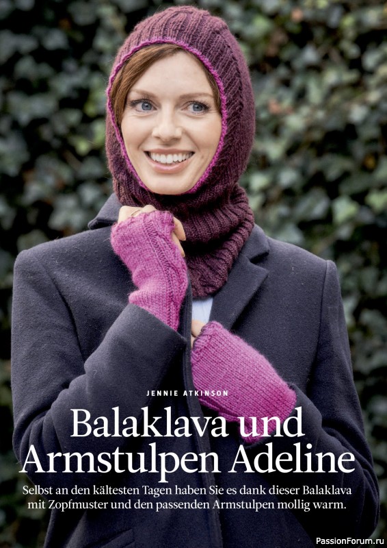 Вязаные проекты спицами в журнале «The Knitter №79 2025 Germany»