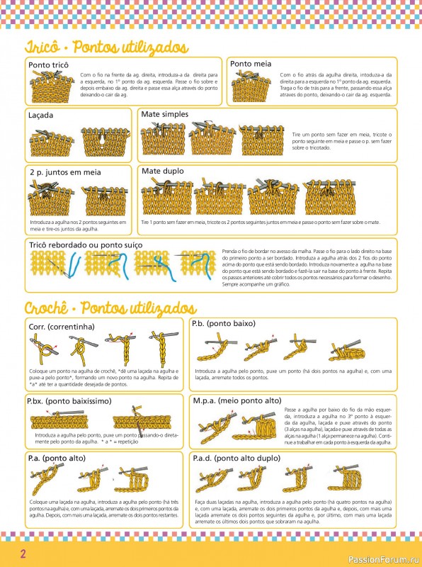 Вязаные проекты в журнале &laquo;Artesanato Simples Ed.83 Croche e Trico Bebe&raquo;