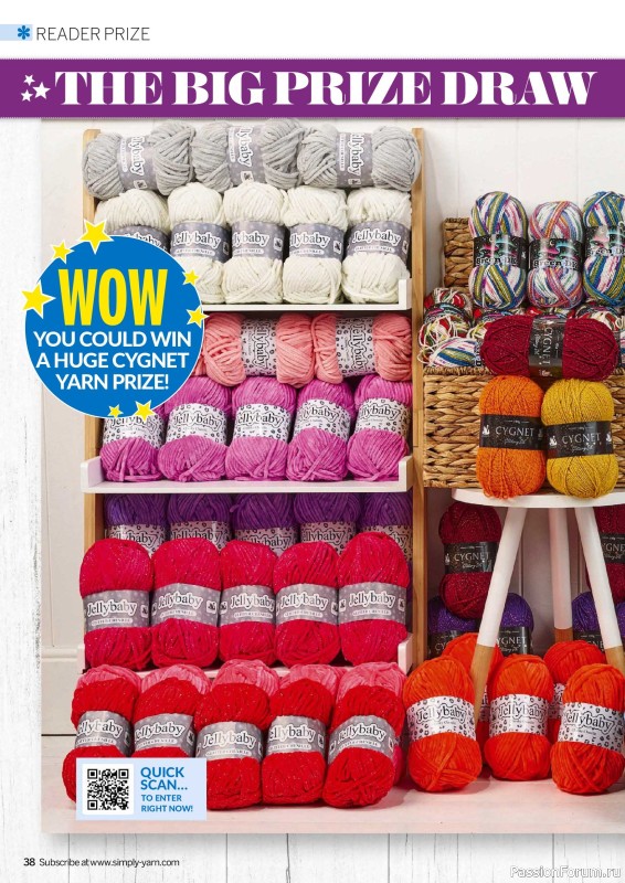 Вязаные проекты в журнале «Simply Knitting №283 2026»