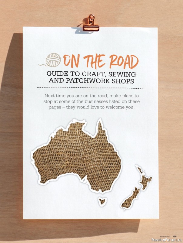 Коллекция проектов для рукодельниц в журнале «Australian Homespun - October-November 2025»