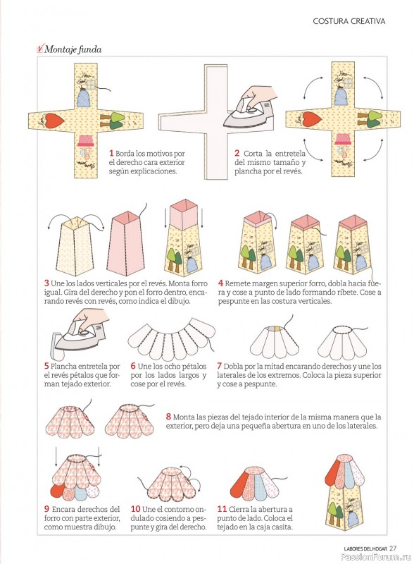 Коллекция проектов для рукодельниц в журнале «Labores del hogar №770 2024»