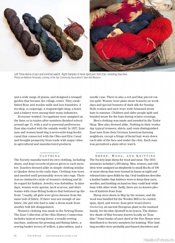 Коллекция проектов для рукодельниц в журнале &laquo;PieceWork - Spring 2025&raquo;