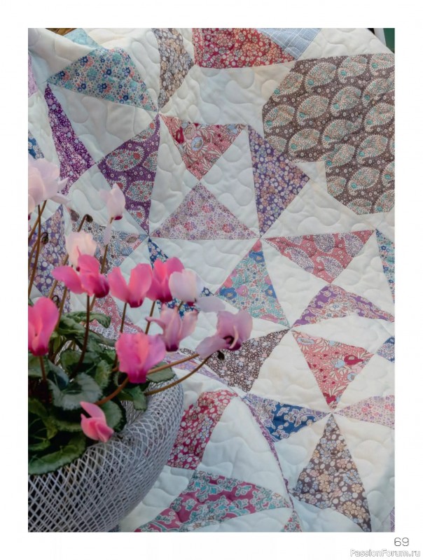 Коллекция проектов для рукодельниц в журнале «Quilters Companion №134 2025»
