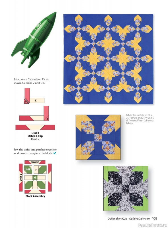 Коллекция проектов для рукодельниц в журнале «Quiltmaker №224 2026»