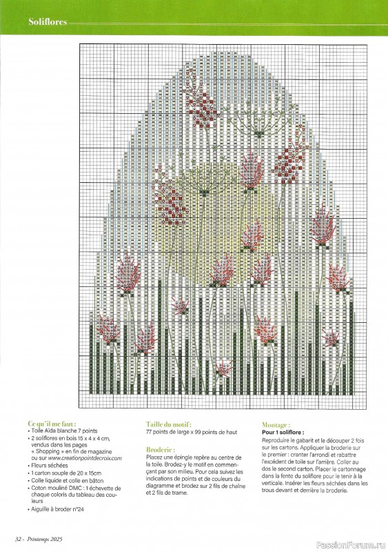 Коллекция вышивки в журнале «Creation Point de Croix №111 2025»