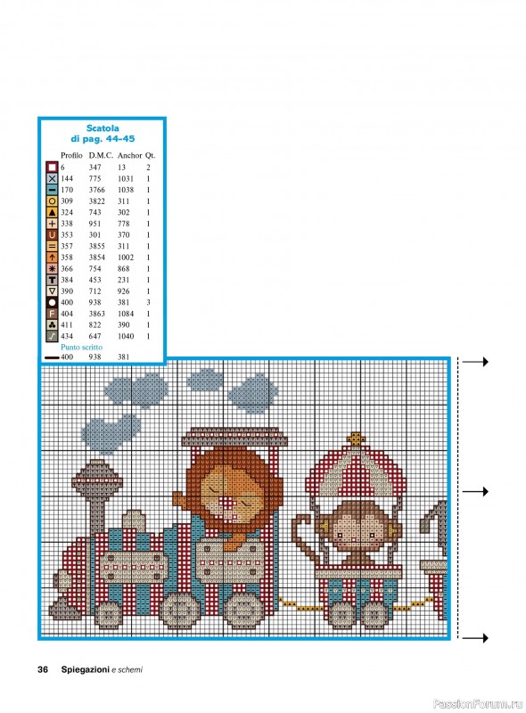 Коллекция вышивки в журнале &laquo;Profilo Punto Croce Bebe №1 2026&raquo;
