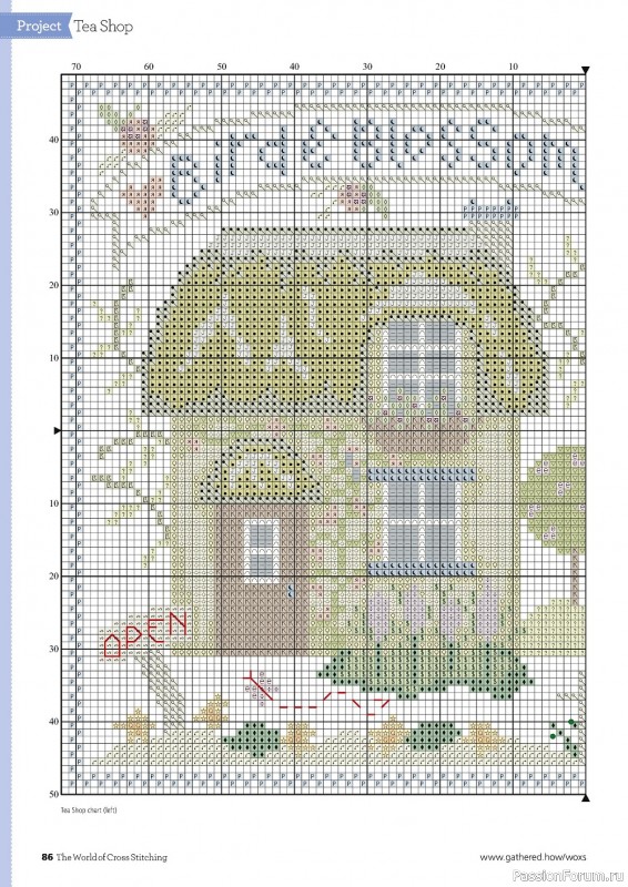 Коллекция вышивки в журнале «The World of Cross Stitching №321 2022»