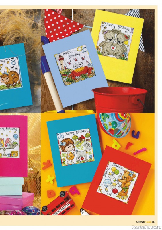 Коллекция вышивки в журнале «Ultimate CrossStitch – Cards 2026»
