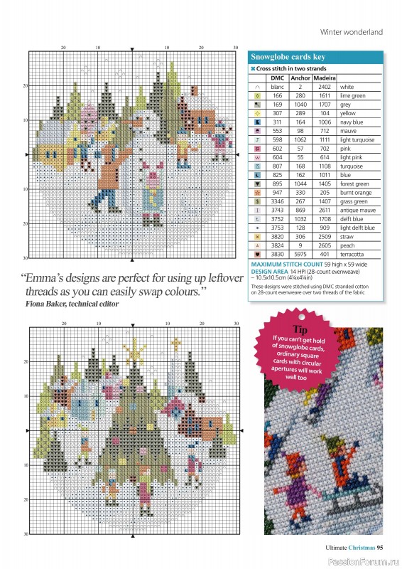 Коллекция вышивки в журнале «Ultimate CrossStitch - Christmas 2025»