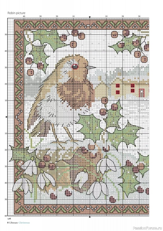 Коллекция вышивки в журнале «Ultimate Crossstitch Christmas №7 2025»