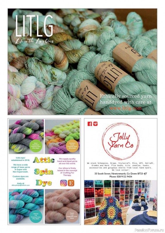 Вязаные модели крючком в журнале «Inside Crochet №137 2021»