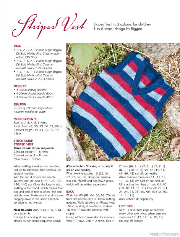 Вязаные модели спицами в журнале &laquo;Australian Knitting &ndash; Vol.17 №4 2026&raquo;