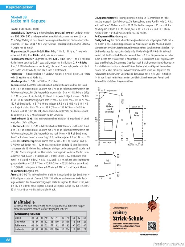 Вязаные модели в журнале «Hundert Seiten voller Ideen №4 2026 - Jacken»