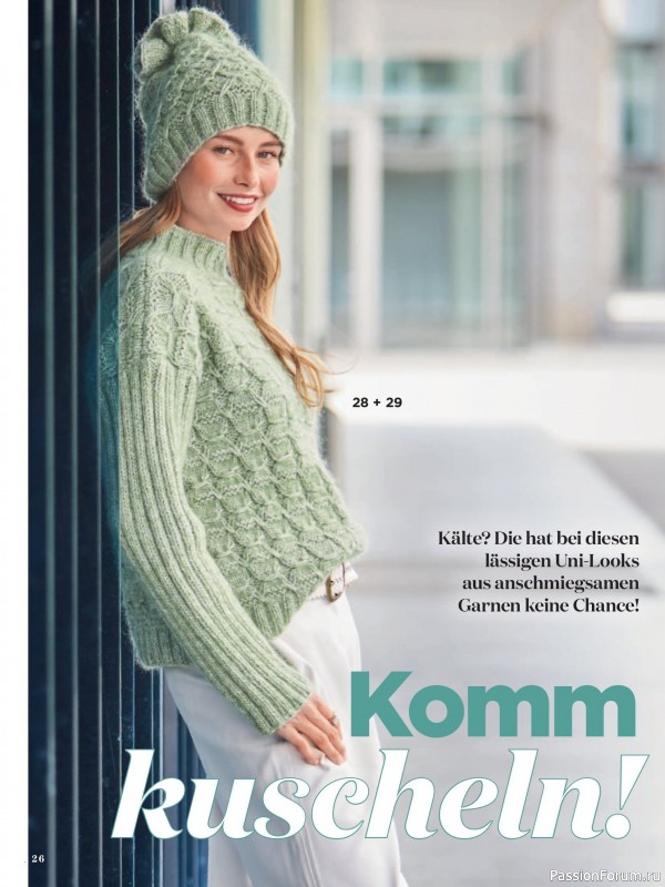Вязаные модели в журнале &laquo;Sabrina №11 2026 German&raquo;