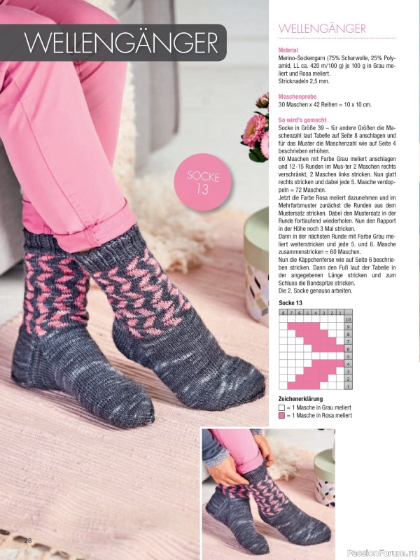Вязаные модели в журнале «Sandra Sonderheft SA339 2026Sandra - Socken»