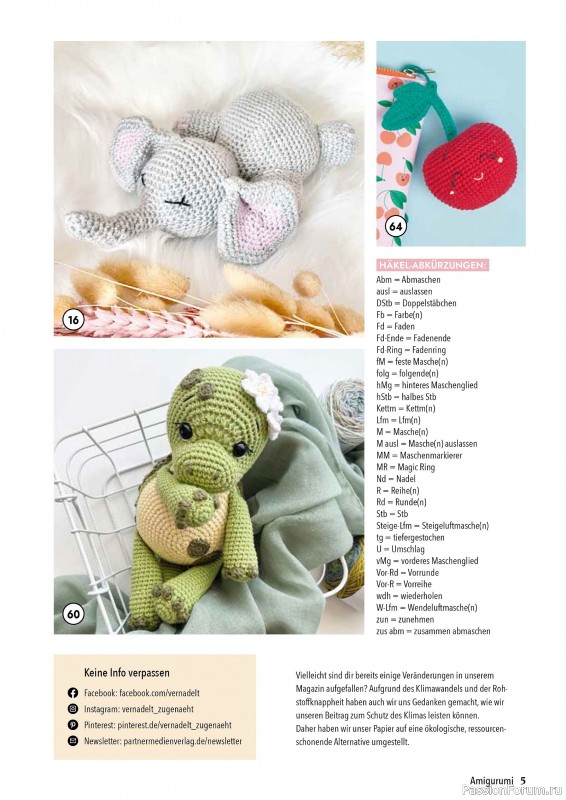 Вязаные проекты крючком в журнале &laquo;Amigurumi Magazin №26 2026&raquo;