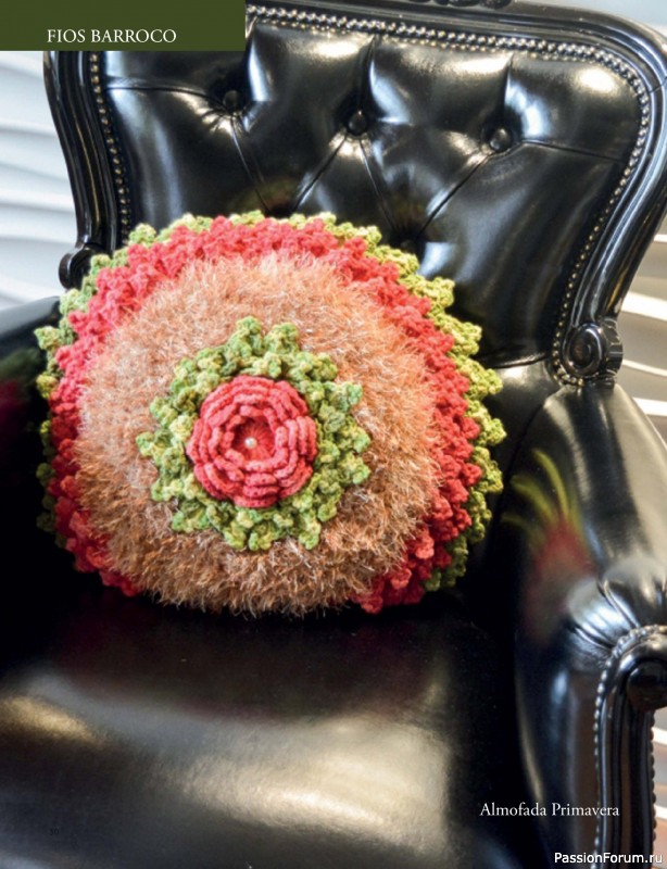 Вязаные проекты крючком в журнале &laquo;Artesanato Simples Ed.87 Croche com Fios Barroco&raquo;