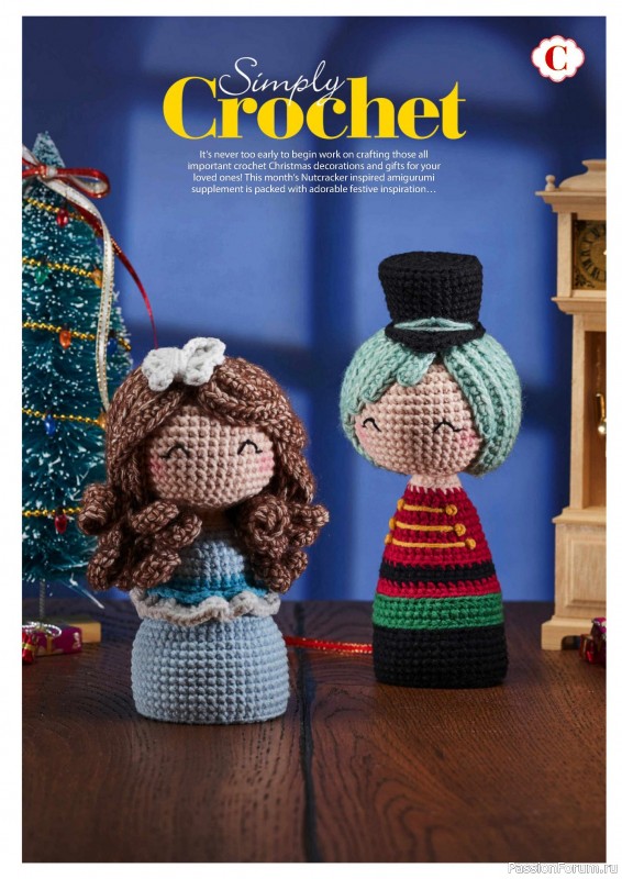 Вязаные проекты крючком в журнале «Simply Crochet №153 2024»