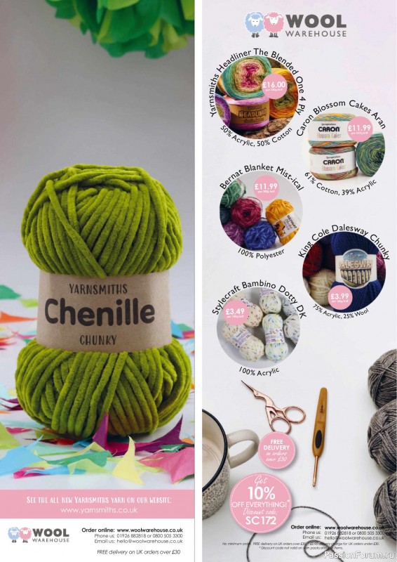 Вязаные проекты крючком в журнале «Simply Crochet №172 2026»