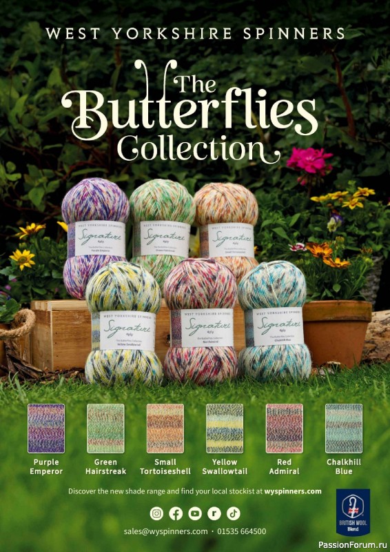 Вязаные проекты крючком в журнале «Simply Knitting №265 2025»
