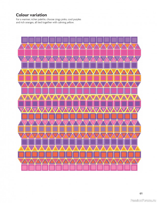 Вязаные проекты в книге «Block-by-Block Blankets and Afghans».