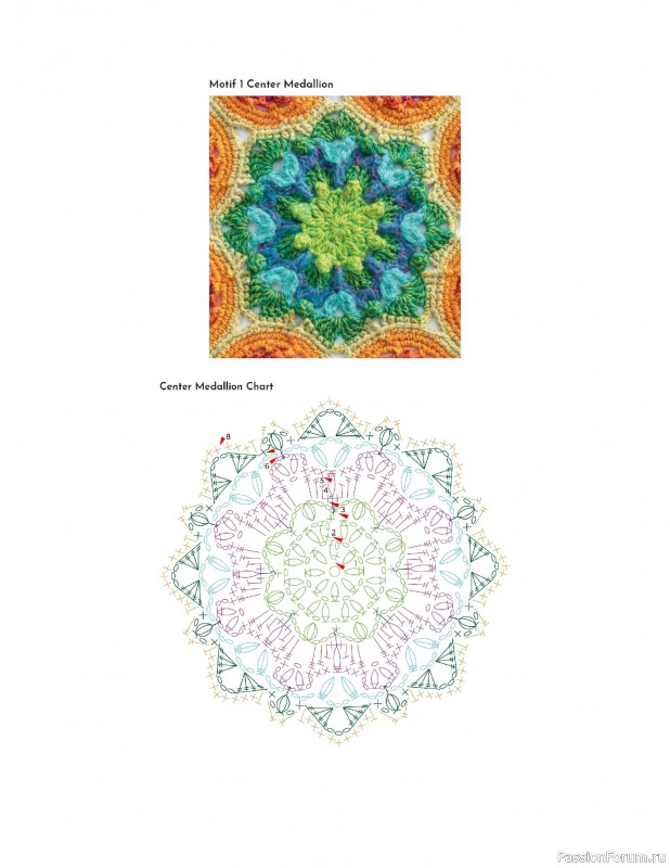 Вязаные проекты в книге «Crochet Modular Blankets»