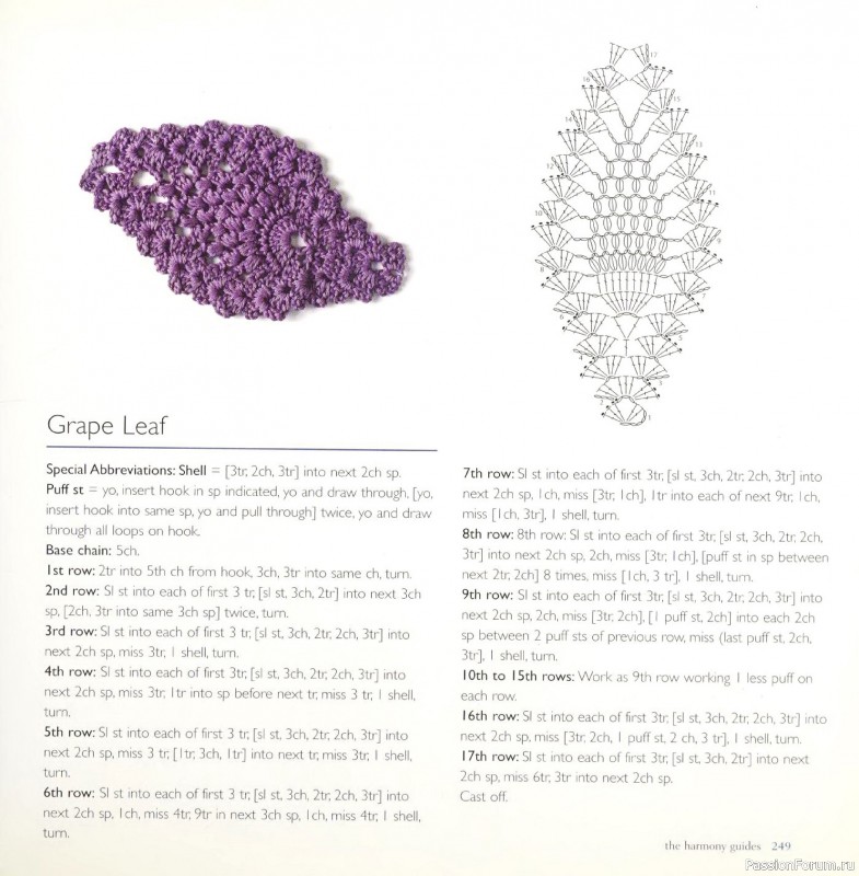 Вязаные проекты в книге &laquo;Crochet Stitch Motifs&raquo;. Продолжение