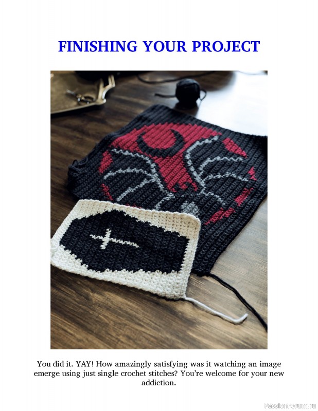 Вязаные проекты в книге «Spooky Tapestry Crochet». Продолжение