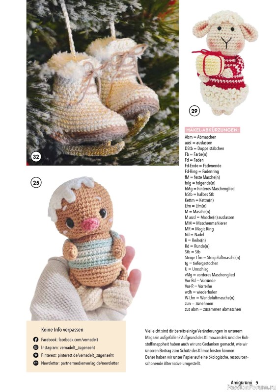 Вязаные проекты в журнале «Amigurumi Magazin №29 2026»