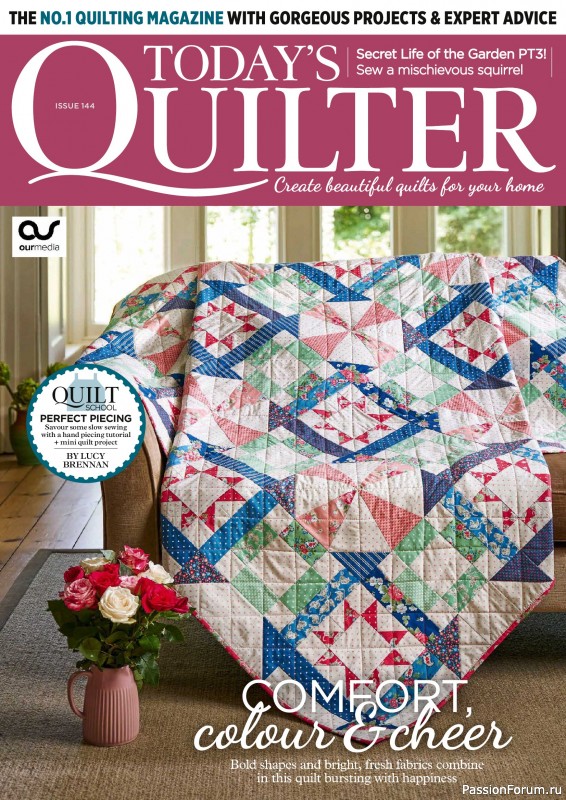 Коллекция проектов для рукодельниц в журнале &laquo;Todays Quilter №144 2026&raquo;