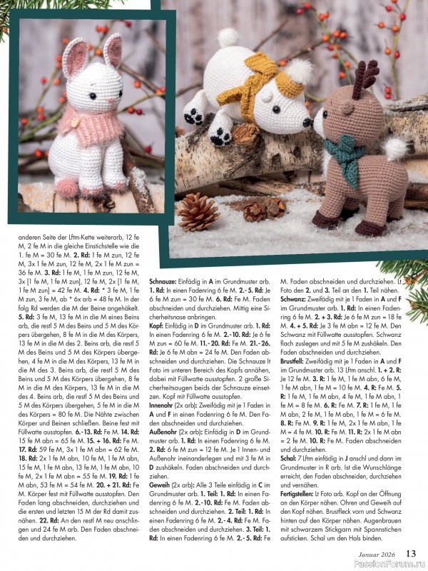 Коллекция проектов для рукодельниц в журнале «Anna Germany №1 2026»