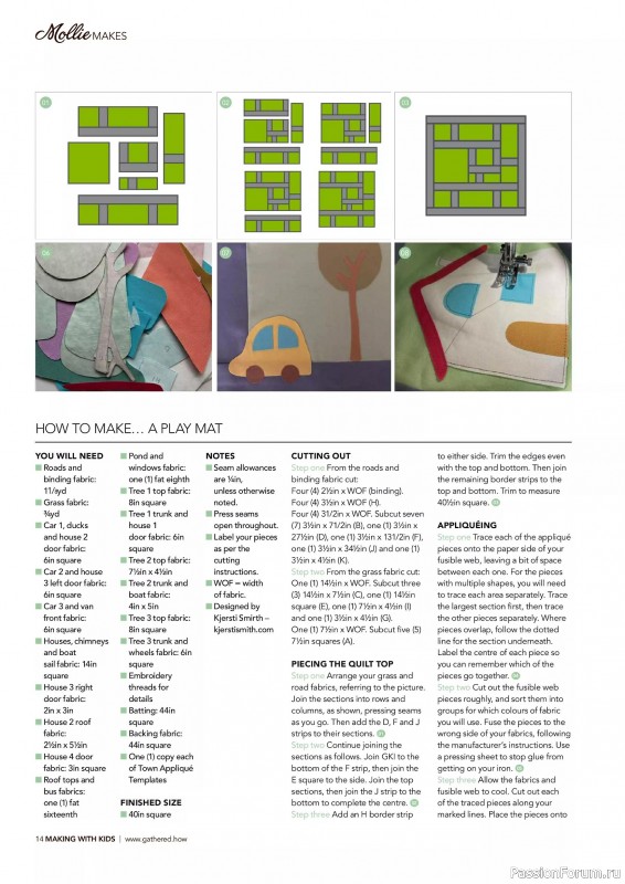 Коллекция проектов для рукодельниц в журнале «Mollie Makes – Making with Kids 2025»