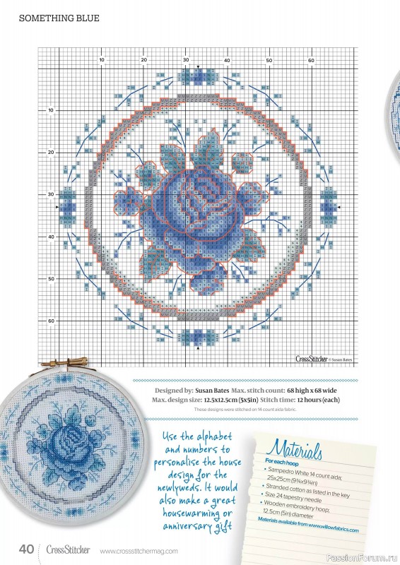 Коллекция вышивки в журнале «CrossStitcher №412 2024»