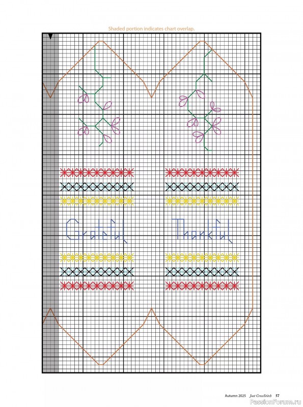 Коллекция вышивки в журнале «Just CrossStitch - Autumn 2025»