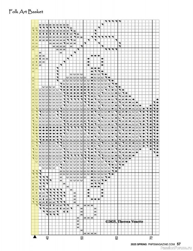 Коллекция вышивки в журнале «Punch Needle & Primitive Stitcher - Spring 2025»