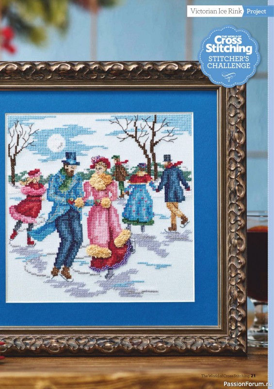 Коллекция вышивки в журнале «The World of Cross Stitching №365 2025»